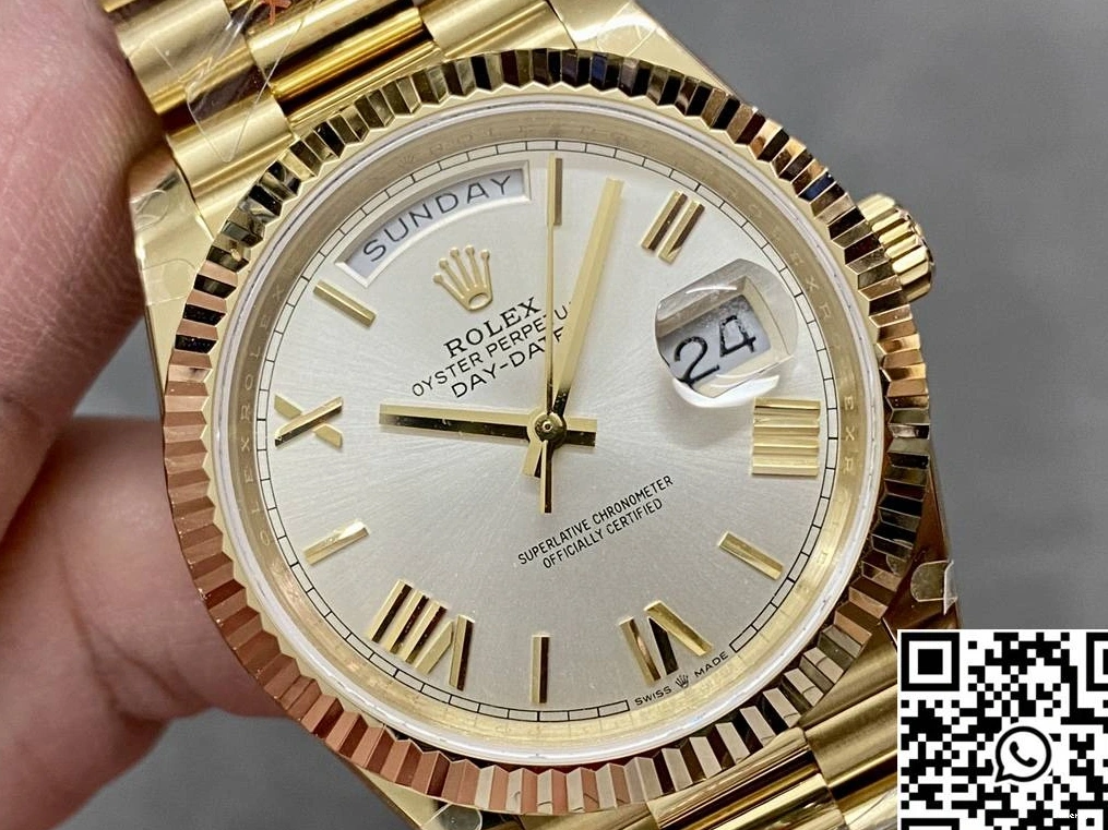 Factory Dial QF Day Tungsten v5 Date Rolex Steel M228238-0042 White 0306